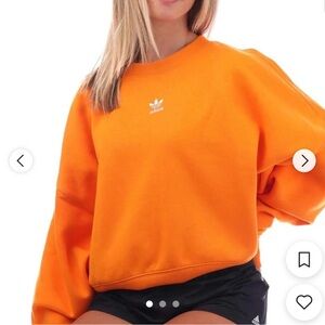 Adidas Women's Vibrant Orange Hoodie